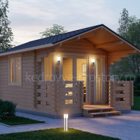 Дом из минибруса «Амур» 20.14 м² - Деревянные дома и бани