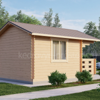 Дом из минибруса «Амур» 20.14 м² - Деревянные дома и бани