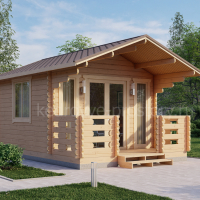 Дом из минибруса «Амур» 20.14 м² - Деревянные дома и бани
