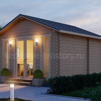 Дом из минибруса «Дон» 20.25 м² - Деревянные дома и бани