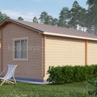 Дом из минибруса «Тобол» 41.35 м² - Деревянные дома и бани