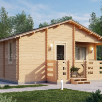 Дом из минибруса «Енисей» 57.2 м² - Деревянные дома и бани