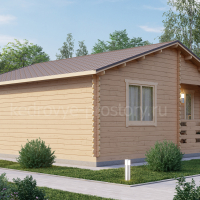 Дом из минибруса «Енисей» 57.2 м² - Деревянные дома и бани