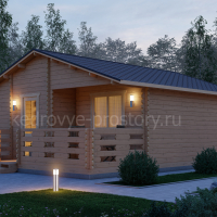 Дом из минибруса «Енисей» 57.2 м² - Деревянные дома и бани