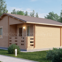 Дом из минибруса «Енисей» 57.2 м² - Деревянные дома и бани