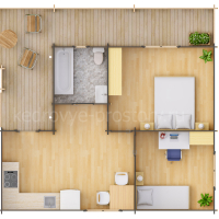 Дом из минибруса «Нева» 71.35 м² - Деревянные дома и бани