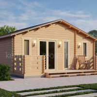 Дом из минибруса «Иртыш» 59.5 м² - Деревянные дома и бани
