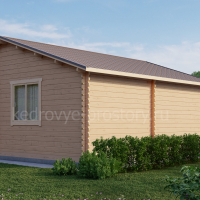 Дом из минибруса «Иртыш» 59.5 м² - Деревянные дома и бани
