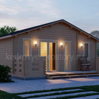 Дом из минибруса «Иртыш» 59.5 м² - Деревянные дома и бани