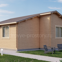Дом из минибруса «Иртыш» 59.5 м² - Деревянные дома и бани
