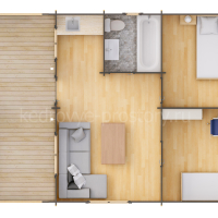 Дом из минибруса «Хатей» 48 м² - Деревянные дома и бани