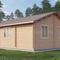 Дом из минибруса «Хатей» 48 м² - Деревянные дома и бани