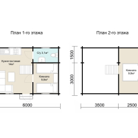 Дом из минибруса «Эльбрус» 27 м² - Деревянные дома и бани