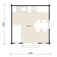 Дом из минибруса «Инал» 14.44 м² - Деревянные дома и бани