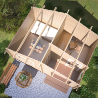 Дом из минибруса «Крепыш» 17.5 м² - Деревянные дома и бани