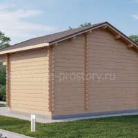 Дом из минибруса «Ортек» 15.36 м² - Деревянные дома и бани