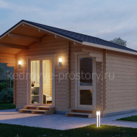 Дом из минибруса «Ортек» 15.36 м² - Деревянные дома и бани