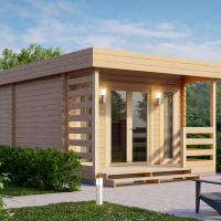Дом из минибруса «Иремель» 23.68 м² - Деревянные дома и бани