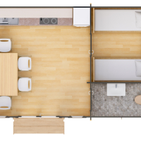Дом из минибруса «Ангара» 34.8 м² - Деревянные дома и бани