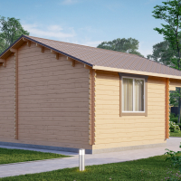 Дом из минибруса «Ангара» 34.8 м² - Деревянные дома и бани