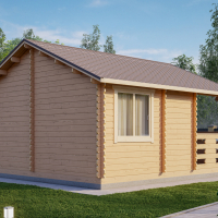 Дом из минибруса «Таганай» 31.9 м² - Деревянные дома и бани