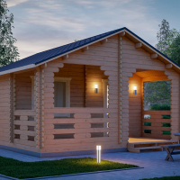 Дом из минибруса «Таганай» 31.9 м² - Деревянные дома и бани