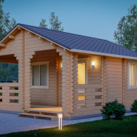 Дом из минибруса «Таганай» 31.9 м² - Деревянные дома и бани