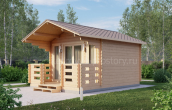 Дом из минибруса «Амур» 20.14 м²