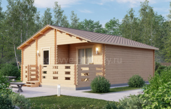 Дом из минибруса «Енисей» 57.2 м²