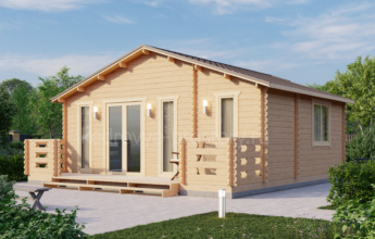 Дом из минибруса «Иртыш» 59.5 м²