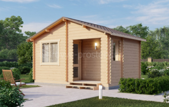 Дом из минибруса «Крепыш» 17.5 м²