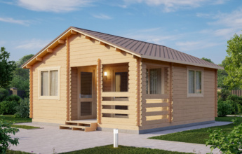 Дом из минибруса «Фиолент» 36 м² Дом из минибруса «Фиолент» 36 м²