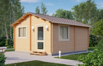 Дом из минибруса «Буревесник» 28.5 м²