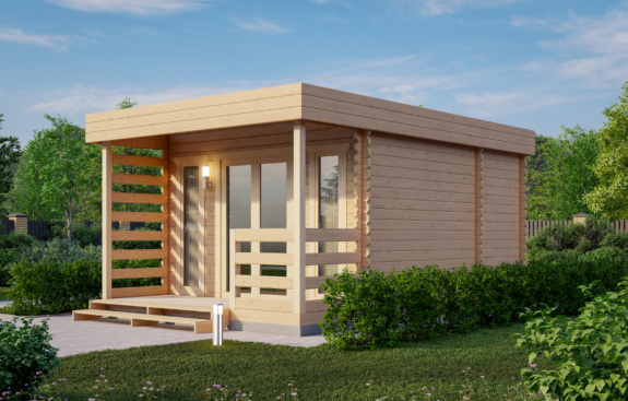 Дом из минибруса «Иремель» 23.68 м²