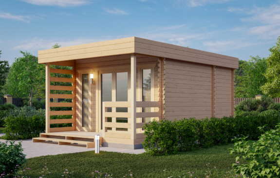 Дом из минибруса «Иремель» 23.68 м²