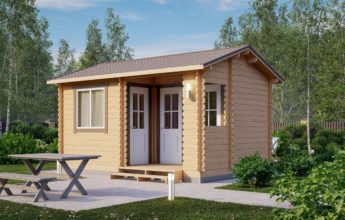 Дом из минибруса «Яуза» 17.5 м²